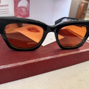 Black and Orange Glasses reps